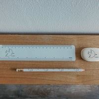 白い鳥の文具
