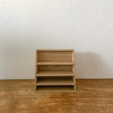 オーク材の小物収納