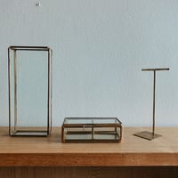 真鍮×ガラスケース