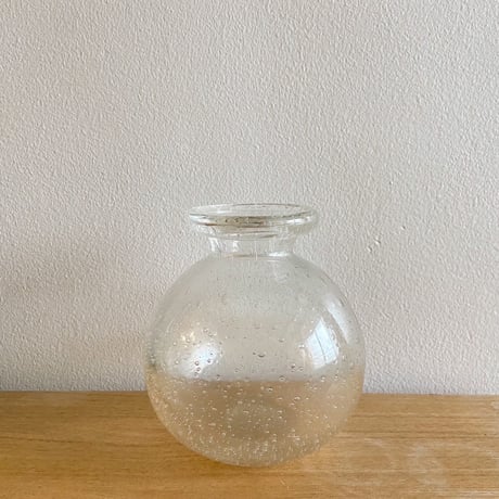 アンティーク　ガラスベース　3個セット　丸型 アンティーク ガラスベース 3個セット 丸型