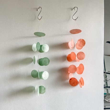 貝のウィンドチャイム