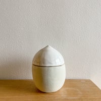 陶器キャニスター(ドングリ型)