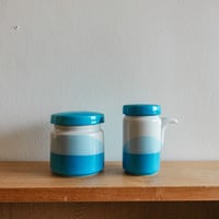 調味料ケース(139・140 / 白×水色①)