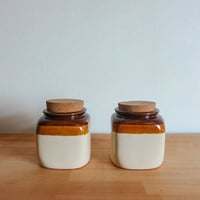 陶器キャニスター(130 / コルクフタ)