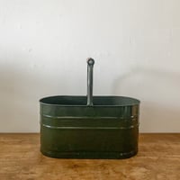 ホーローストッカー×木製ハンドル