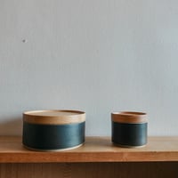 陶器キャニスター (5,6 / 波佐見焼き)