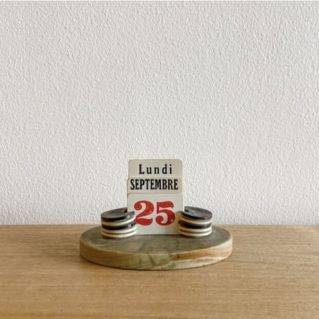 フランス語のミニカレンダー