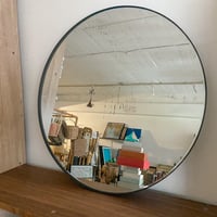 丸型ミラー(黒ふち)