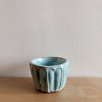陶器の小鉢(水色)