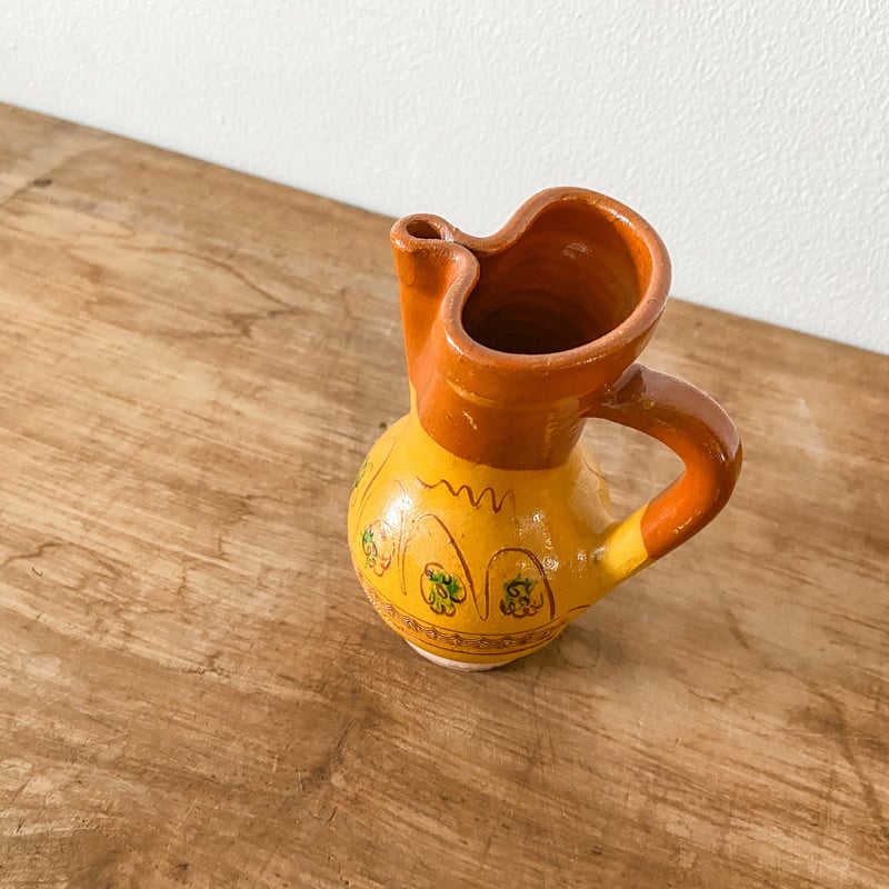 陶器のミニピッチャー茶 | marque