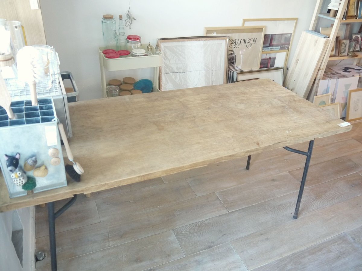 古材テーブル　 アイアン テーブル(古材天板×アイアン脚) | marque