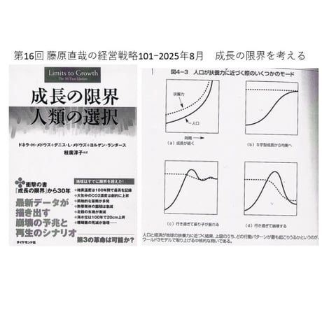 第16回 藤原直哉の経営戦略101ｰ2025年8月　成長の限界を考える