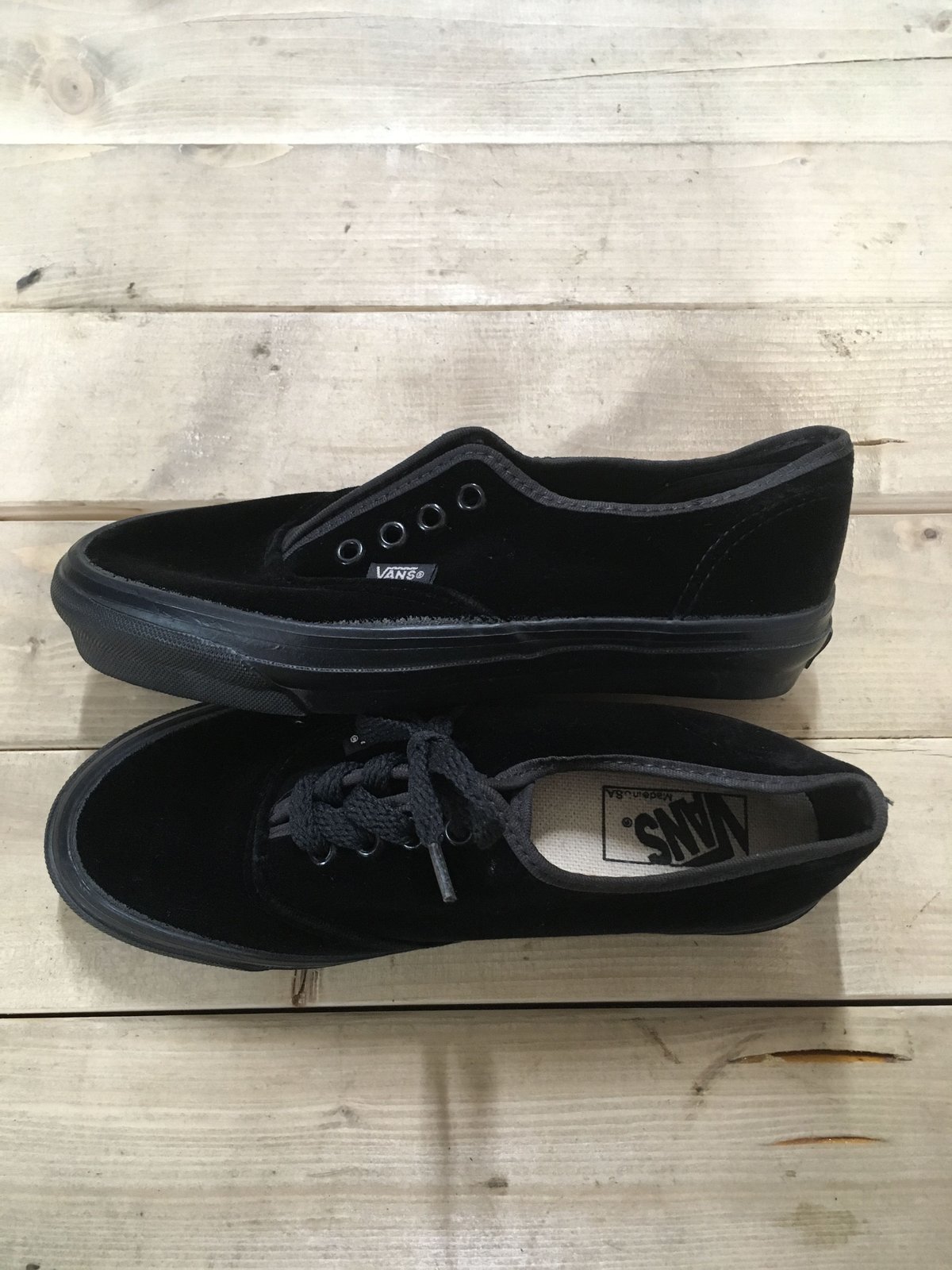 VANS USA製 authentic US7 DEADSTOCK NOS ベルベット | G...