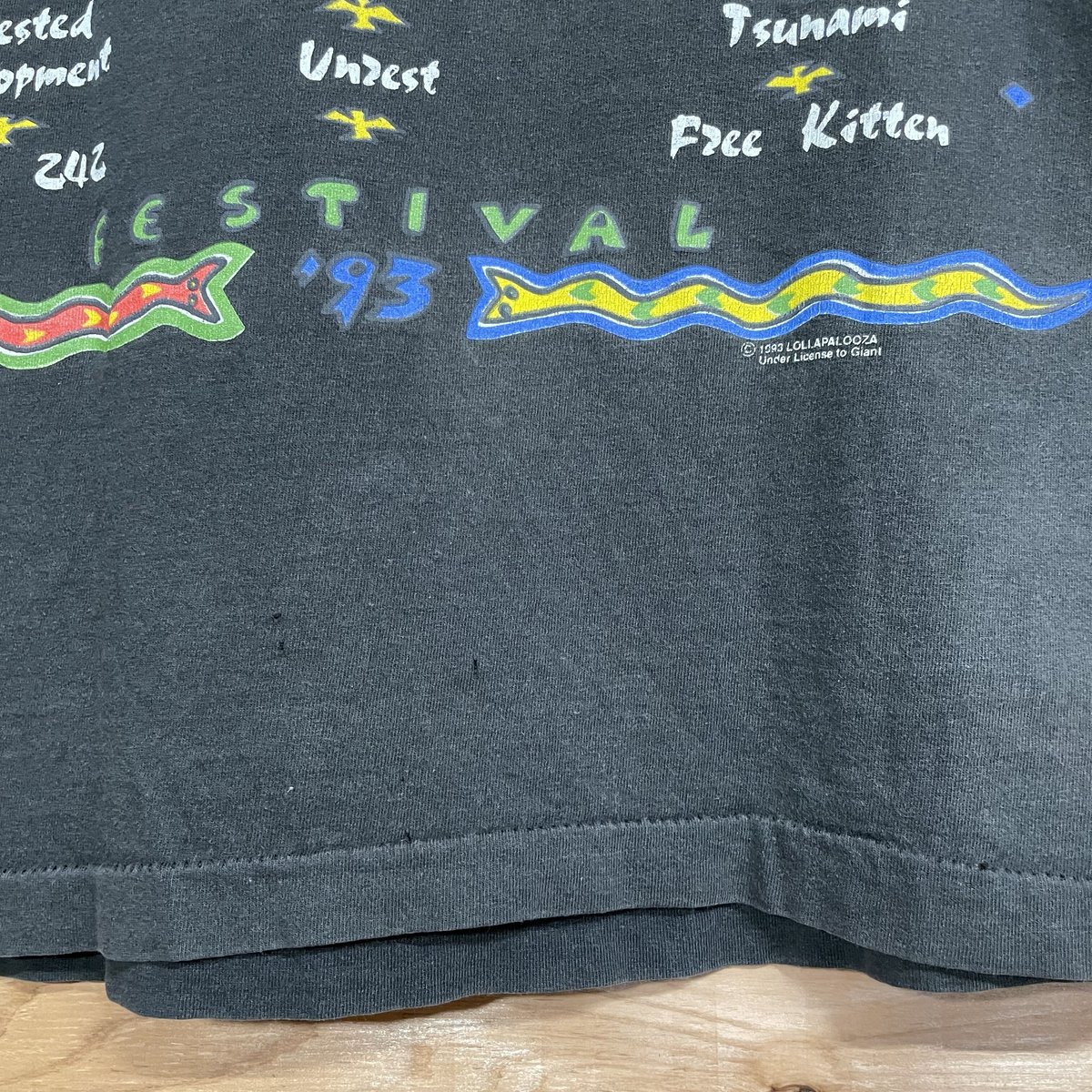 ロラパルーザ ‘93 Tシャツ 90's Lollapalooza FESTIVAL 93 ロラパルーザ 1993 ヴィンテージ