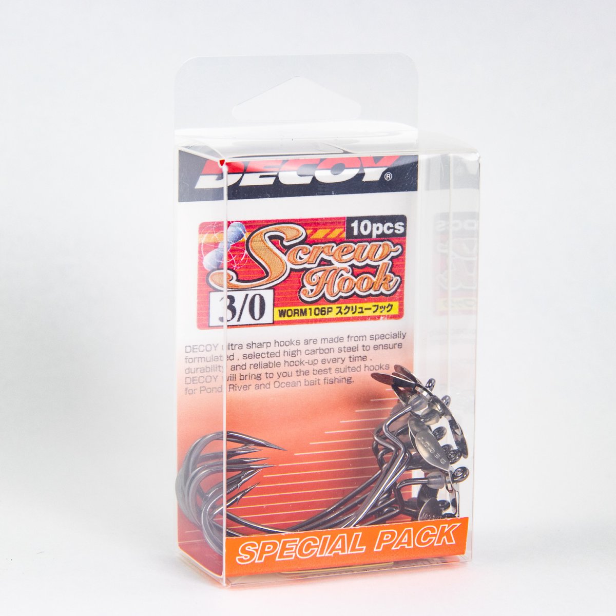 DECOY スクリューフック PROPACK 【Worm106P】 | KATSUICHI /