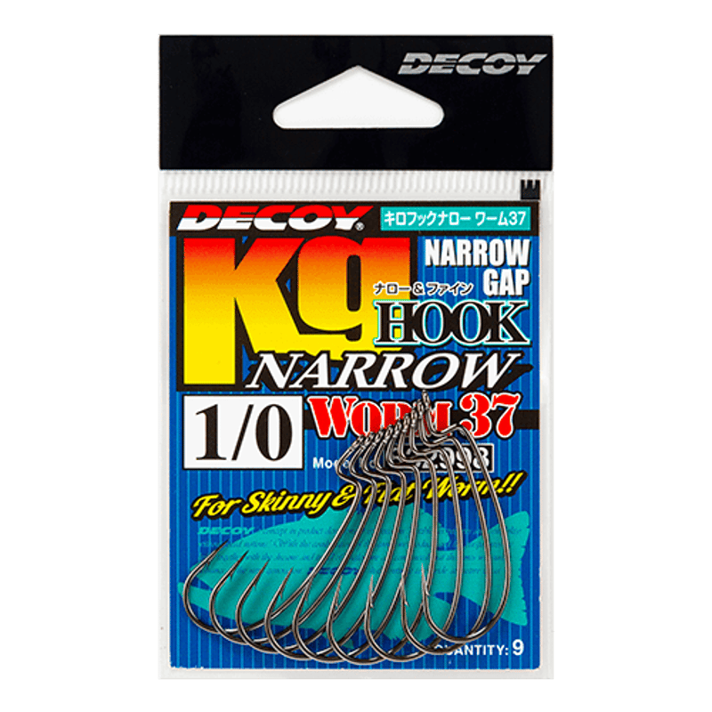 Kg Hook Narrow <Worm37> | KATSUICHI / DECOY off