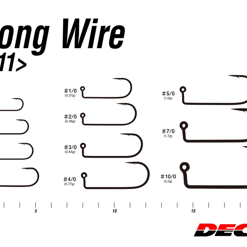 Strong Wire Black <JIG11B> | KATSUICHI / DECOY