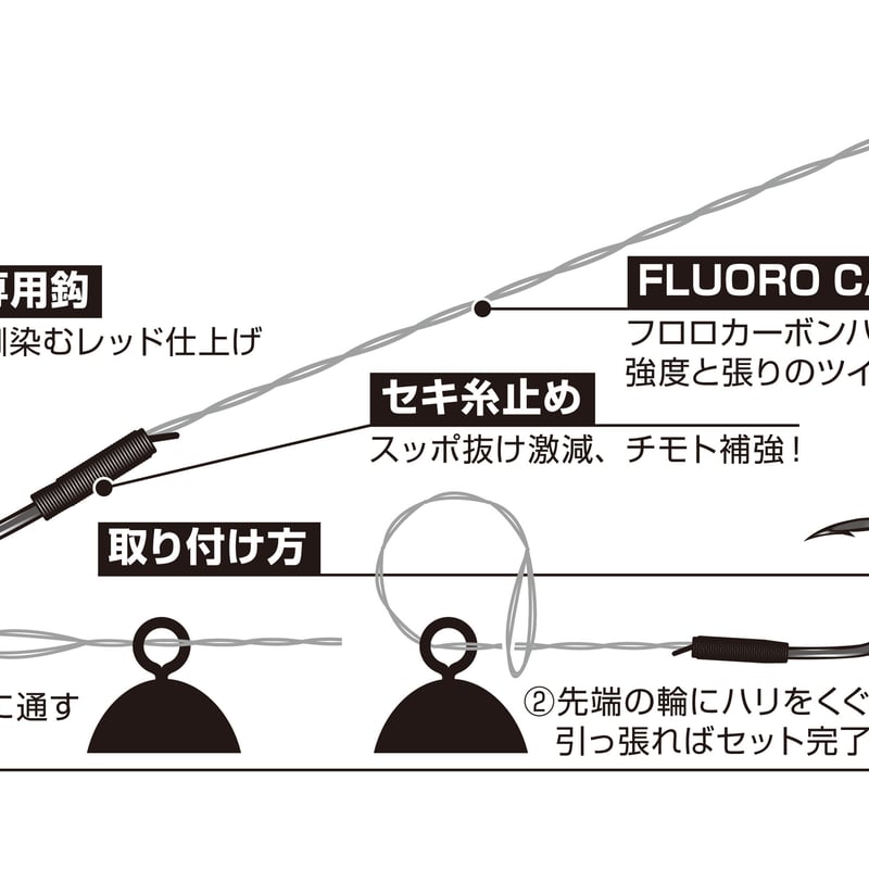 テンヤサポートフック <OS-70> | KATSUICHI / DECOY official