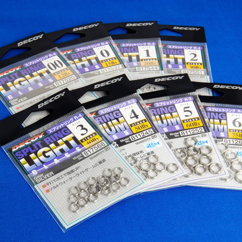 新品未開封★カムファインドスプリング リングセット 5点 コンプリートボックス DECOY スプリットリング アソートセット | KATSUICHI / DECOY Fact