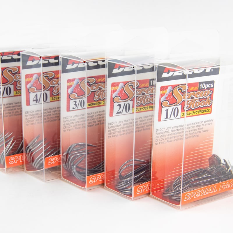 DECOY スクリューフック PROPACK 【Worm106P】 | KATSUICHI /