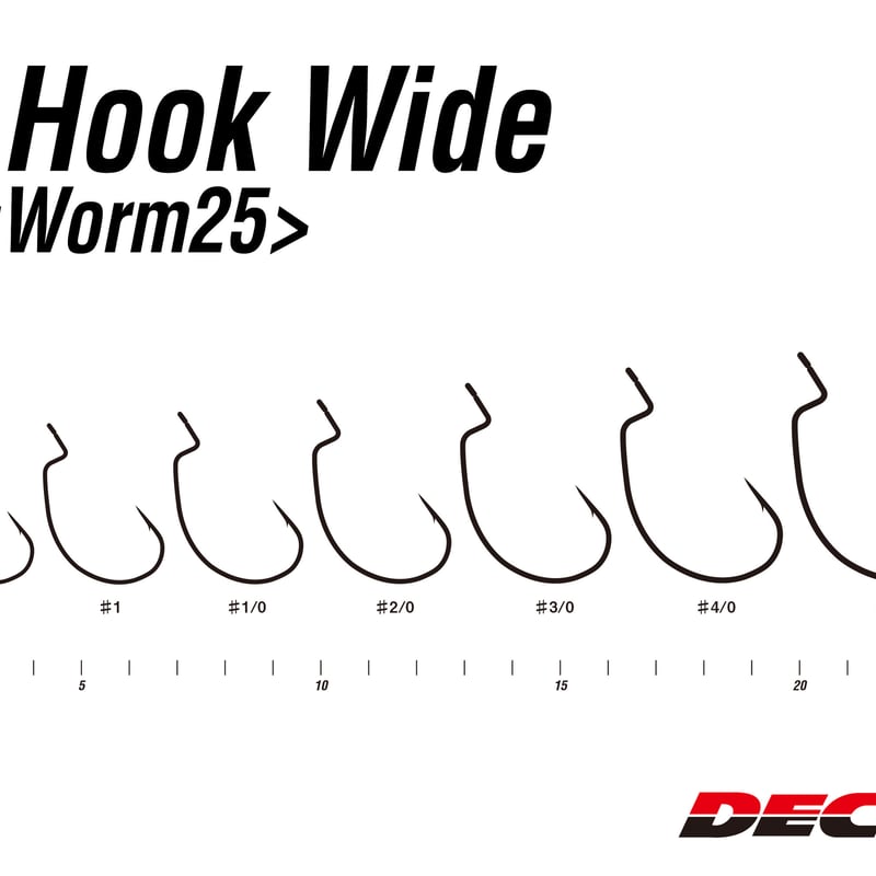 Kg Hook Wide <Worm25> KATSUICHI DECOY offic...