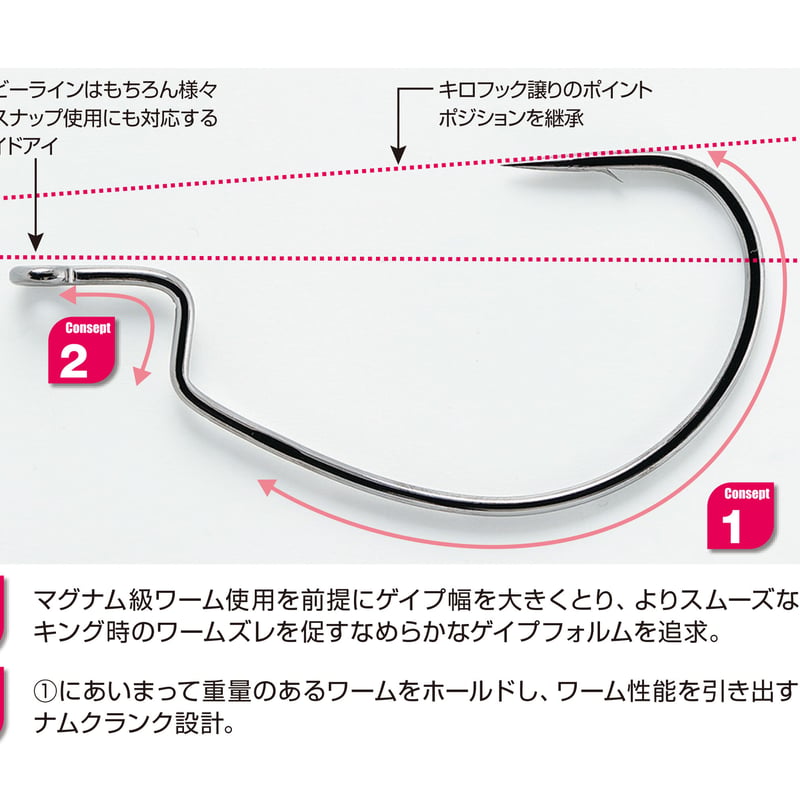 きろぐらむページ キロフック［Kg Hook - Worm17］ - 株式会社カツイチ