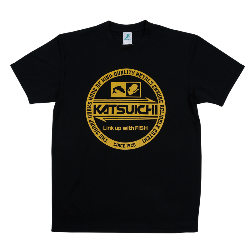 KATSUICHI ドライTシャツ 【KA-105】＜ブラック＞ | KATSUICHI /