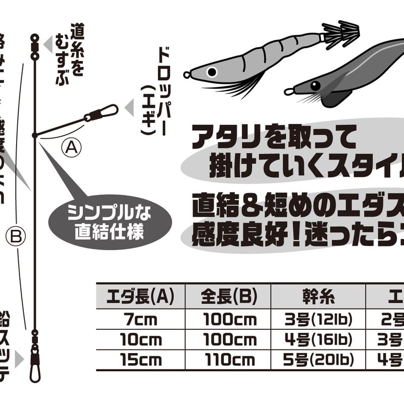 船リグ イカメタル ベーシック <FL-21> | KATSUICHI / DECOY off