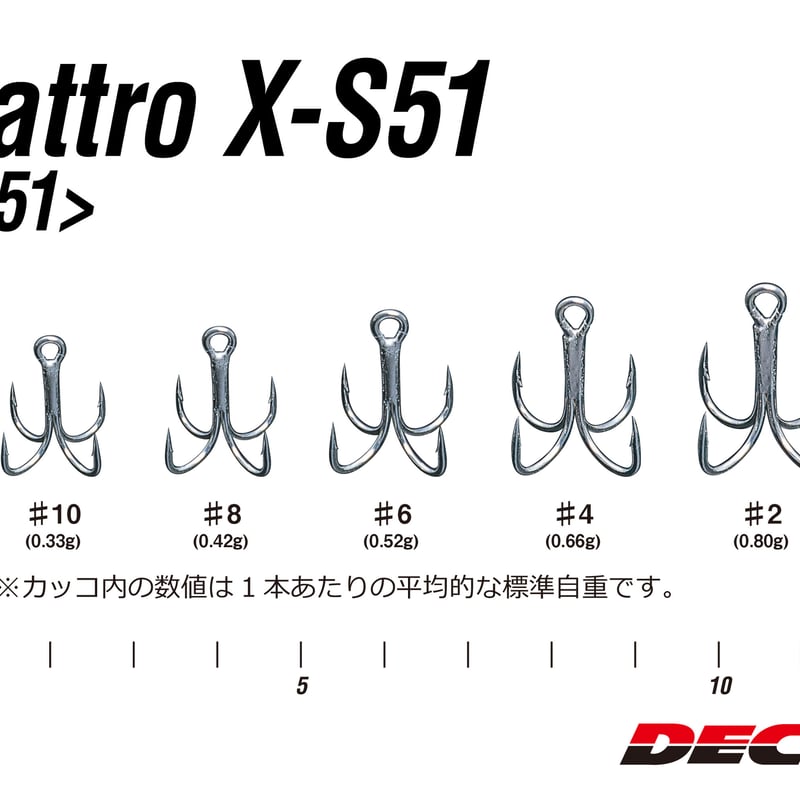 Quattro X-S51 | KATSUICHI / DECOY official shop