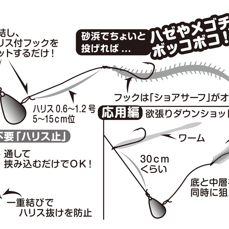 ハゼゲーセット <SGS-2> | KATSUICHI / DECOY Factory Shop