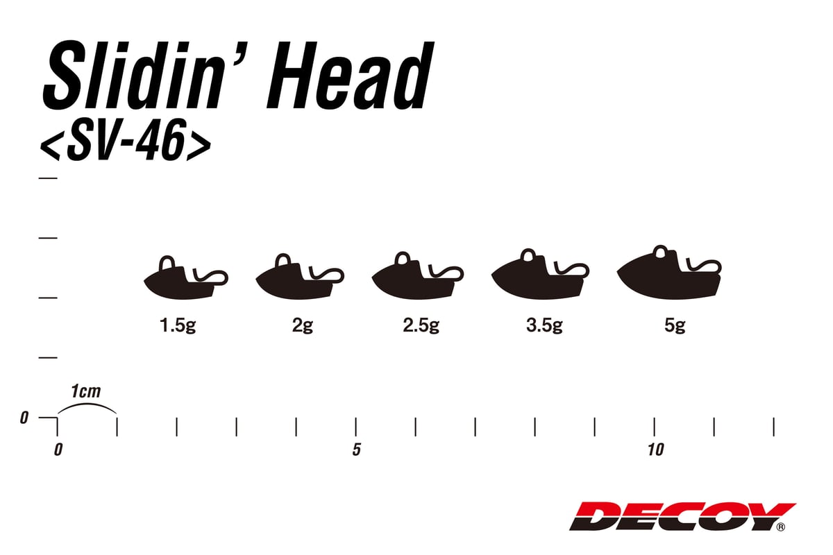 Tête De Plomb Jig Head Decoy SV-46H Heavy – 14 Grammes – Argent – Pack De 4 – Neuf
