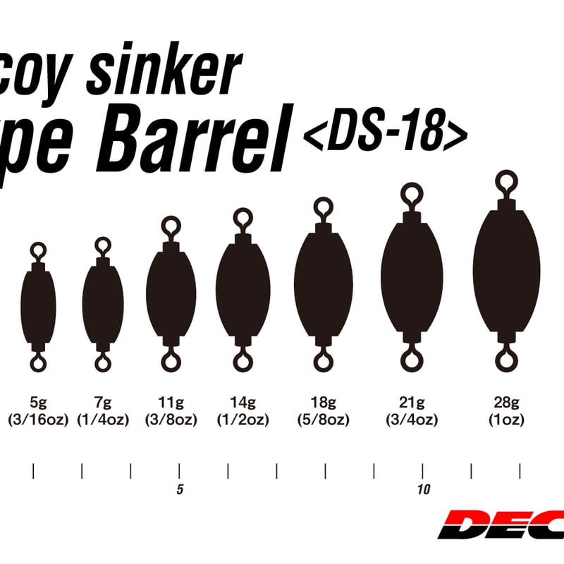 DECOY Sinker type Barrel <DS-18> | KATSUICHI /