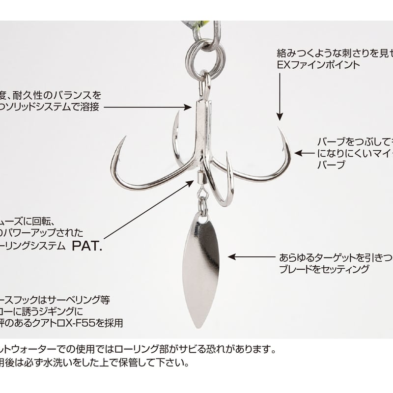 Blade Quattro X-F55BQ | KATSUICHI / DECOY Facto