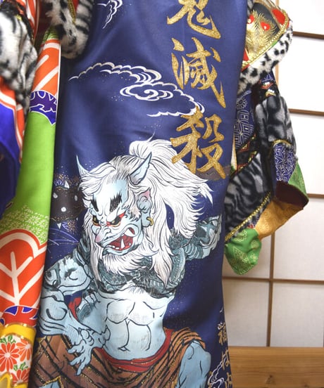 kki.2548　【KIMONO Custom】悪鬼滅殺特攻KIMONOガウン。
