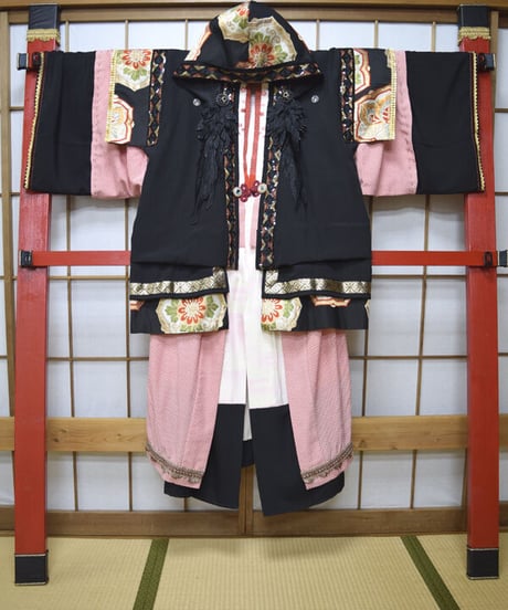 kki.2553　【KIMONO Custom】カラス天狗のKIMONOガウン。