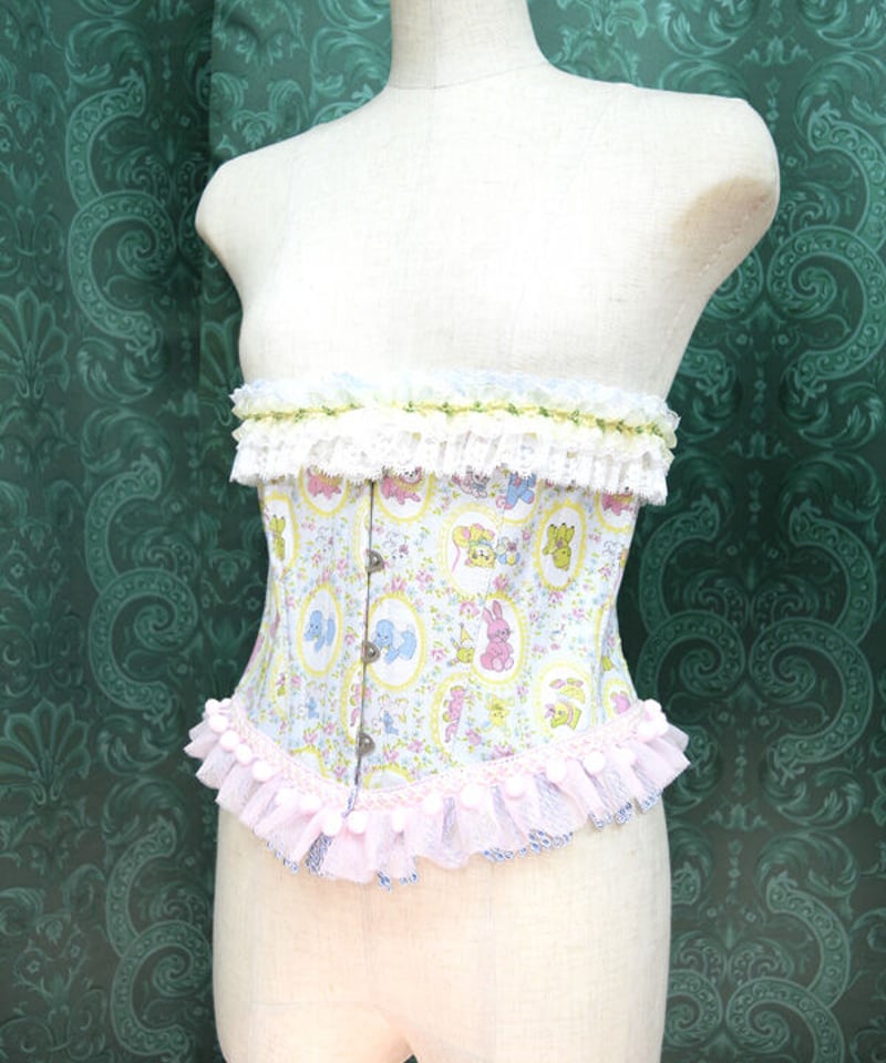 kki.2494 レトロヴィンテージ風ウエストコルセット。 | 危機裸裸