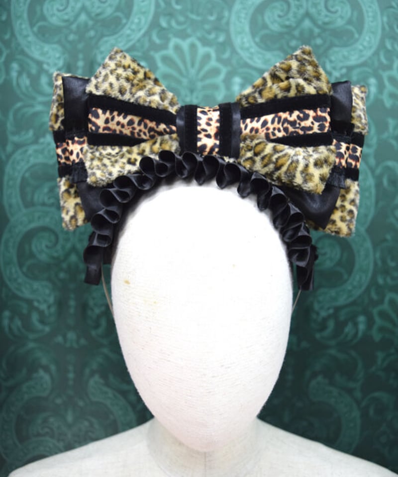 kki.2562 レオパードのおリボンカチューシャ。 | 危機裸裸商店WEBSHOP