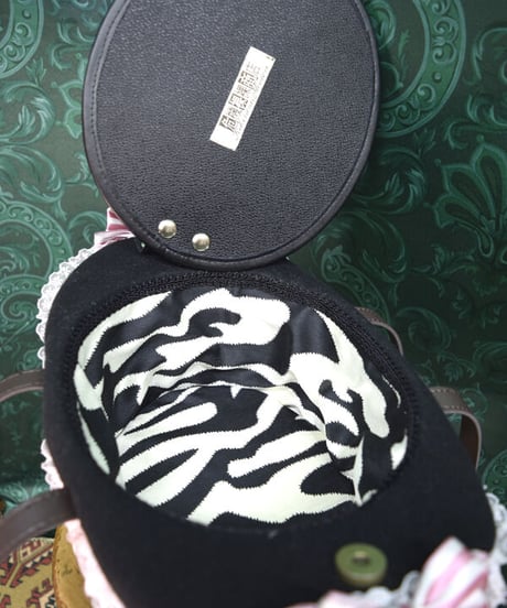 kki.2385　白うさぎのマジックシルクHATBAG。＜ピンク＞