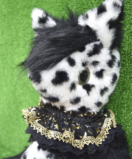 kki.2320　ダルメシアンクラウンねこちゃんBAG。