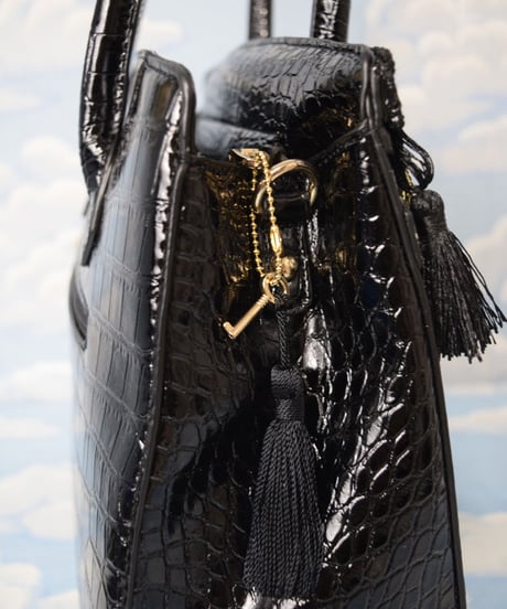 kki.2032　スカルヘルブラックカスタムバーキンBAG。