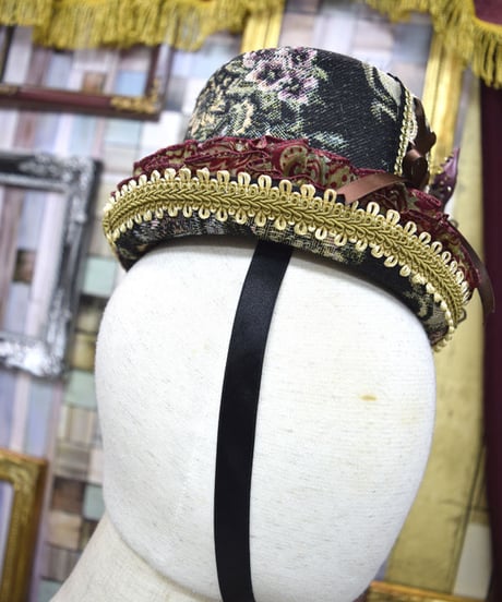 kki.2196　魔法のウサギ、ゴブランドールHAT＜ブラック＞。