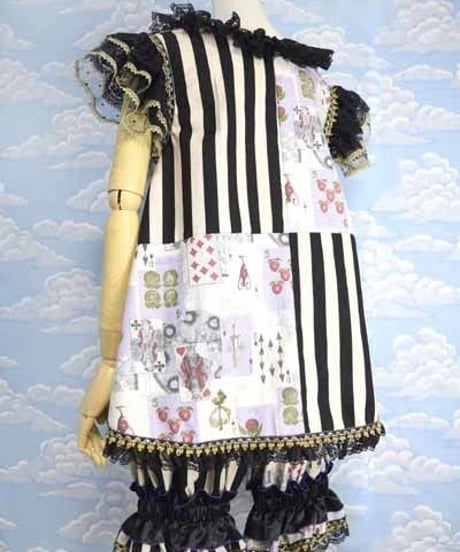 kki.2012　トランプ兵ドロワーズ＆チュニックSETUP。 ＜ブラック＞