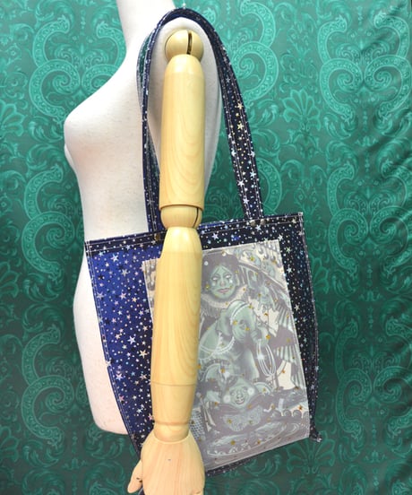 kki.SJ-004　SAKKIJEY◆collaboration Art Vinyl BAG。＜BLU/サーカス＞