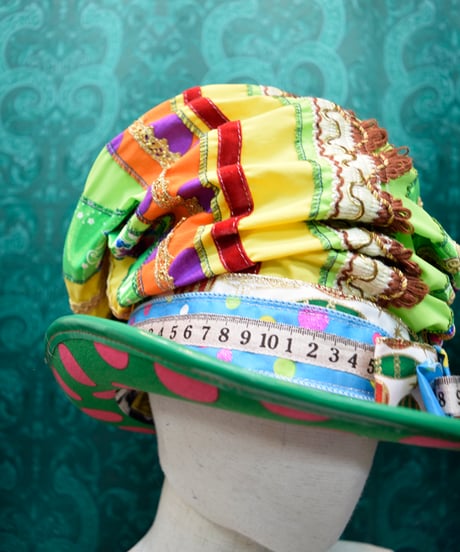 kki.2602　スプリングサーカスクラッシュシルクHAT。