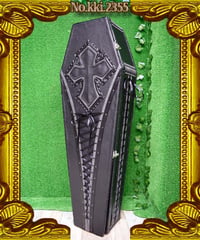 kki.2355　ブラッククロスヴァンパイアコフィンBOX。