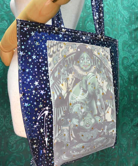 kki.SJ-004　SAKKIJEY◆collaboration Art Vinyl BAG。＜BLU/サーカス＞