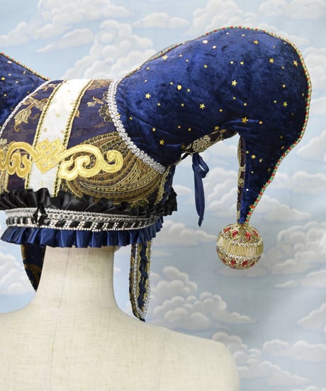 kki.2145　星降る夜の道化師ジェスターHAT。