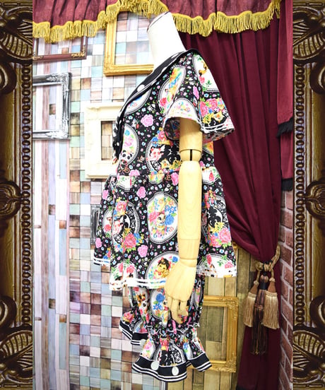 kki.2206　レトロチャイナセーラーSETUP。＜くろ＞