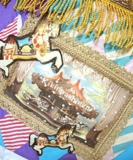 kki.1763　ヴィンテージパッチワークトートBAG。