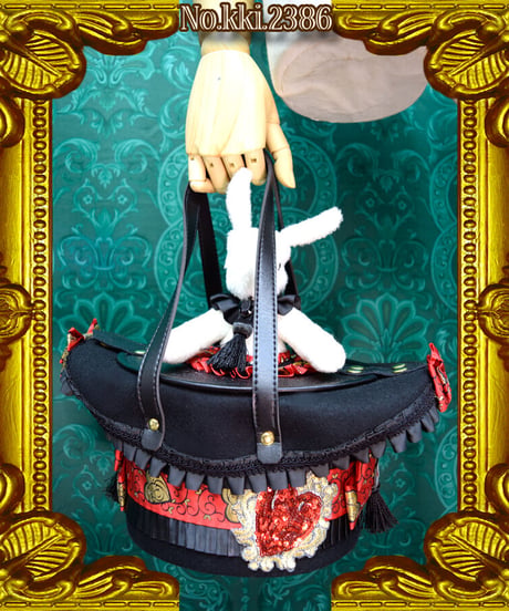 kki.2386　白うさぎのマジックシルクHATBAG。＜トランプ＞